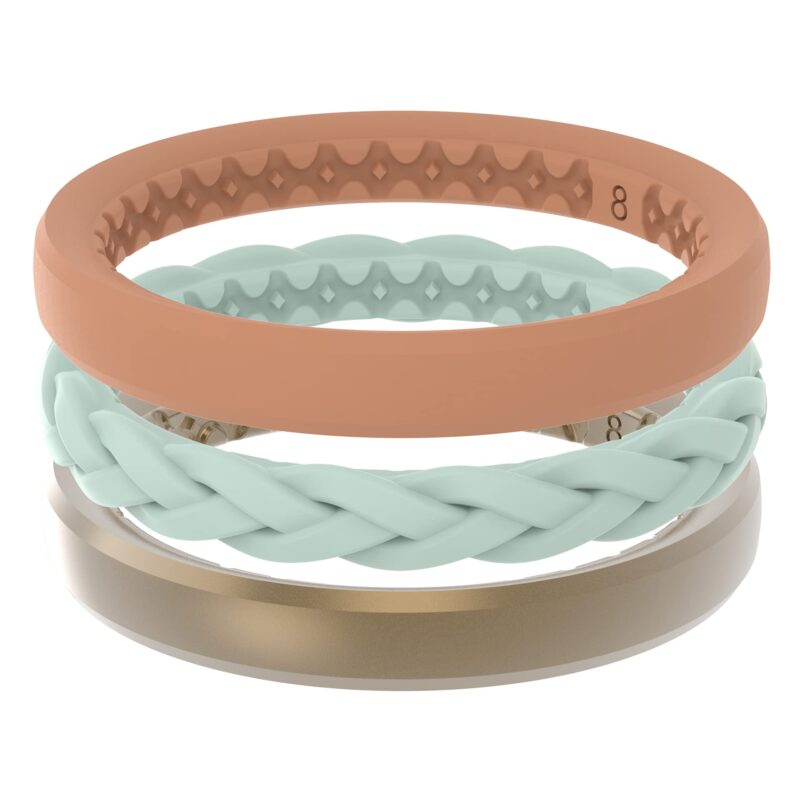 stackable silicone rings