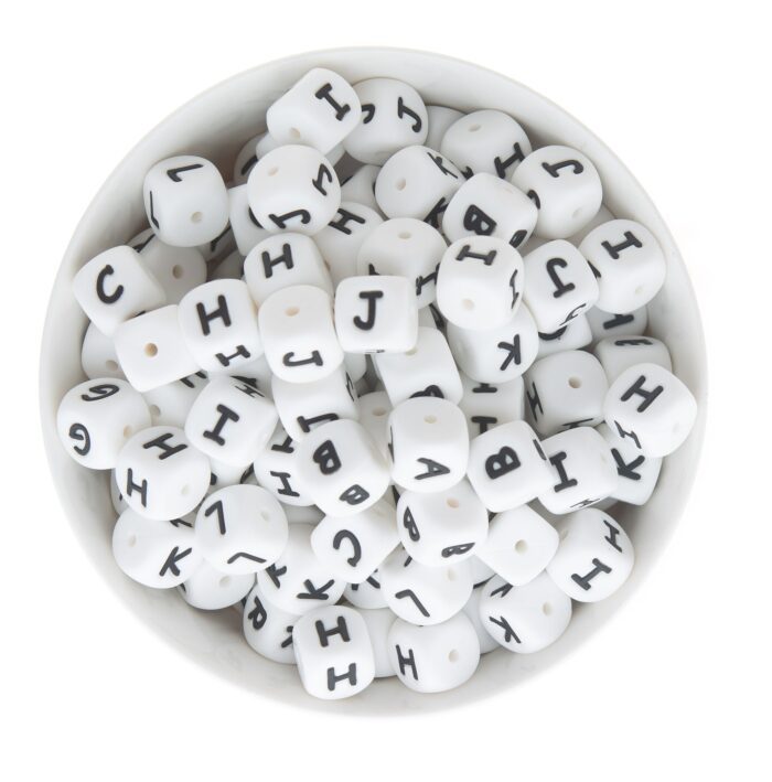 Silicone Letters Beads