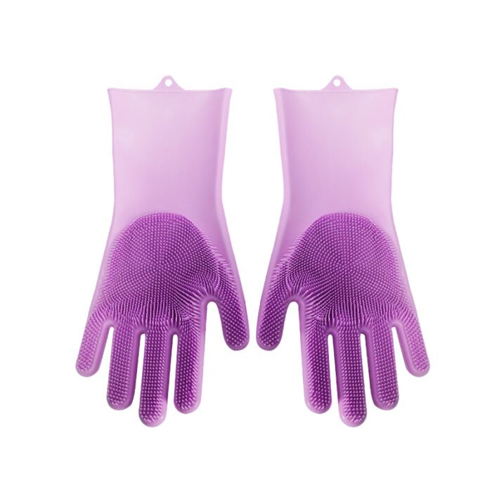 Silicone Scrubber Gloves (4)